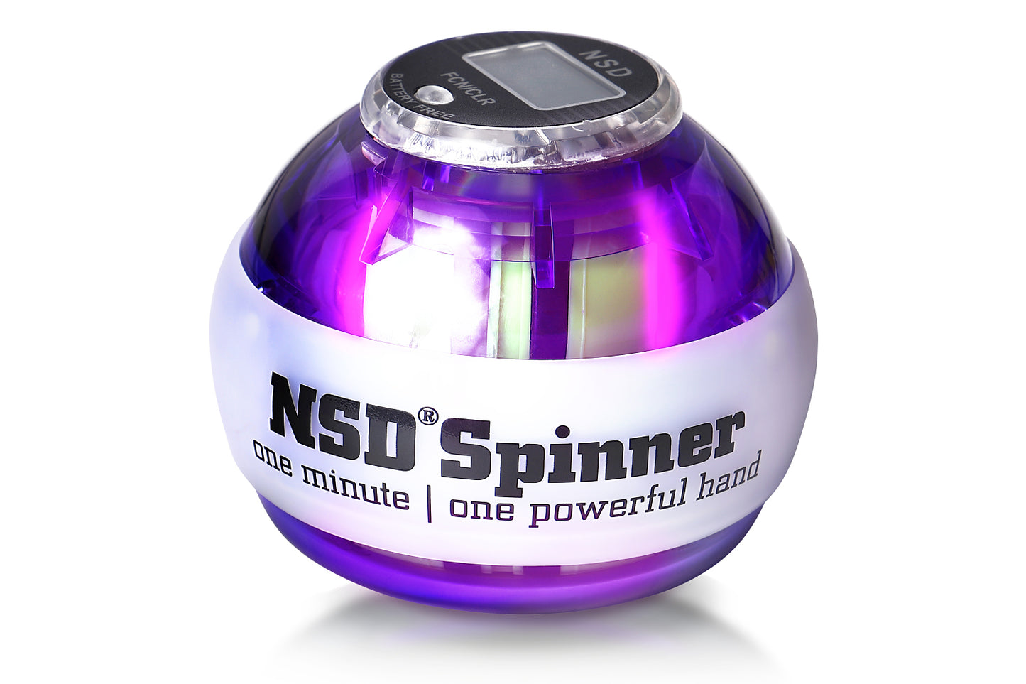 NSD Spinner(NSDスピナー) PB-688AMLC パープル デジタルカウンター搭載 速度によるマルチライト変色タイプ オートスタート式